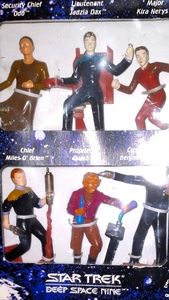 Vintage star trek deep space nine figurines